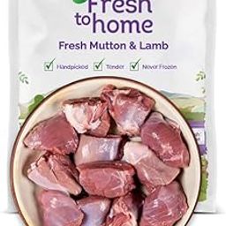 FreshToHome Premium Rich Goat Raan / Leg | Curry Cut | 380 to 400g Pack-26