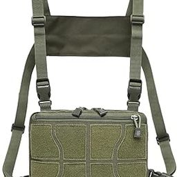 Club Bollywood®Multi-Purpose Rig Radios Pocket Chest Harness Pouch Pack Green| | & |1 Piece Chest Front Pouch-image-50