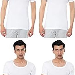 Bonus Men's Half Sleeves Cotton Regular Fit Vest-55
