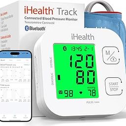 iHealth® Track - Smart Upper Arm Blood Pressure Monitor, Bluetooth Compatible for iOS & Android Devices-23
