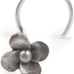 92.5 Silver Oxidised Tiny Flower Nosepin/Gifts for Women and Girls/With Certificate of Authenticity/Piercing Nosepin/Birthday Gift-image-72
