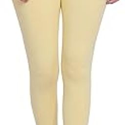 Women Footed Length Cotton Spendex Legging Lemon-image-13