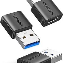 UGREEN 10Gbps USB to USB C Adapter 3 Pack, Type C Female to A Male Adaptor Fast Charge and Sync Converter Compatible with iPhone 16/15/14, Galaxy S24, Pixel 9, MacBook Air, iPad Pro(Black)-image-16
