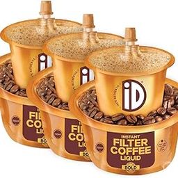 Id 100% Authentic | Bold | Instant Coffee Pouch | Coffee Decoction | Liquid | 70% Coffee & 30% Roasted Chicory | Arabica & Robasta Beans | Serves 24 Cups | Pack of 3 | 450Ml (150Ml Each Pack)..-image-79