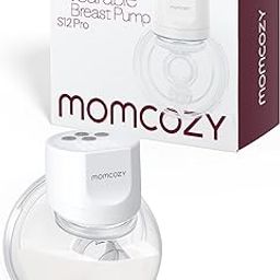 Momcozy Hands-Free Breast Pump S12 Pro, Wearable, Portable Pump with Soft Double-Sealed Flange 24mm, 3 Modes & 9 Levels Electric Breast Pump for Easy Pumping, Smart Display (1 Pack, White)-image-39