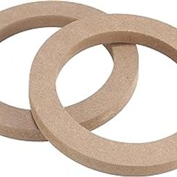 Unifizz 2Pcs Car 5 Universal Wooden Car Speaker Subwoofer Mounting Spacer Rings Adapter Bracket Holder Plate-image-10