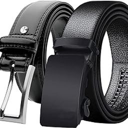 Men's Belt Combo | Pack of 2 | Vegan Leather Belts | Black | Sizes 30-44-image-7