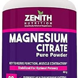 Zenith Nutrition Magnesium Citrate Powder - 60 gms-image-14