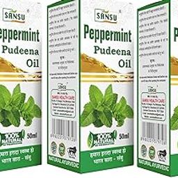 Sansu Pudina Oil 50ml (Pack of 3) | Herbal Oil.-image-91