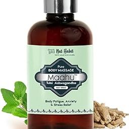 Nat Habit Pure Tulsi Ashwagandha Maahu For Body Fatigue, Stress & Anxiety, 100ml-image-39