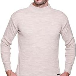 Men's Acrylic High Neck Ribbed Casual Sweater Pullover – Regular Fit Full Sleeve Solid Winter Wear-image-90