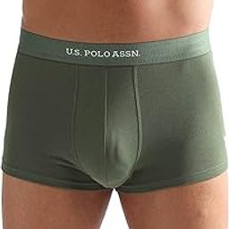 U.S. Polo Assn. Men's Anti Microbial Solid ET006 Underwear Trunks - Pack of 1-image-50