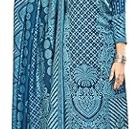 Women's Unstitched Woolen Salwar Suit Dress Material Pashmina Printed Unstitched Top Spun Fabric for Bottoms and Pashmina Shawl-picture-16