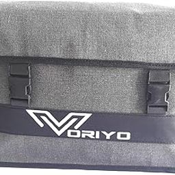 VORIYO Bike Saddle Bag Motorcycle Side Bag for Riders Luggage Box Stylish Water Resistance Rectangle Rear-image-55