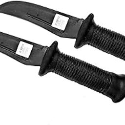 USI UNIVERSAL THE UNBEATABLE KN Training Rubber Knife For Martial Arts Training & Practice, Ideal For Training Against Real Knife Attacks (Black, Pack of 2Pc)-image-56