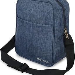 ADIRSA Plastic Lb3002 Navy Blue Insulated Lunch Bag/Tiffin Bag For Men, Women, Kids, School, Picnic, Work Carry Bag For Lunch Box | Shoulder Sling Bag | Adjustable Shoulder Strap, 5 liter-image-46