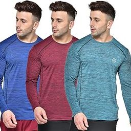 CHKOKKO Men's Polyester Regular Fit Gym Full Sleeves T-Shirt-image-14