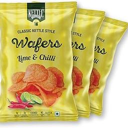 Kettle Studio | Potato Chips | Classic Kettle Style Wafers Lime & Chilli 150g | Pack of 3-image-43