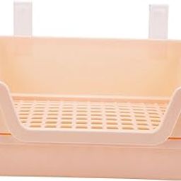 FABLOFT® Rabbit Toilet Box Hamster Indoor Potty Trainer Corner Litter Guinea Pig Pets Beige-image-70