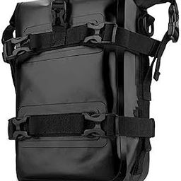TORIOX Motor Bar Bag Moto Saddle Pannier Bag 4L Capacity Black Motorcycles Side Frame Bag | Luggage Tail Bag | Motorcycle Luggage Riding Touring, Commuting to Work or School Accessories-image-84