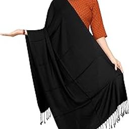 Dupatta for Women | Universal Size Scarf for Women | Stylish Chunni | Soft & Skin-Friendly Stole/Cotton Dupatta for Girls with Tassel Work | Comfortable for All Seasons-41