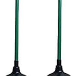 Generic Kitchen Sink Plunger, Heavy Duty Drain Cleaning Tool with Long Handle, Stainless Steel Scouring Pad, 45 cm, Pack of 2, Green and Black-image-78