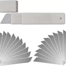 Replacement Paper Cutter Blades of 18mm Size 100 pcs for all Standard Working Cutter-image-42