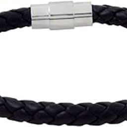 Casual Band Collection Strand Bracelet for Men (Black)(YCFJBR-53BAND-BK)-45