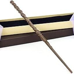 PATPAT Harry Potter Wands with Ollivanders Wand Box,Premium Polyresin & Metal,Party Costume Accessory for Halloween Cosplay Masquerade Christmas Gifts - Hermione (Multicolor)-image-37