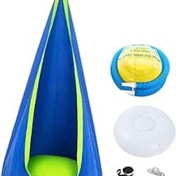 BNF®Kids Pod Swing Seat Decor Portable Hanging Chair for Bedroom New Year Garden Blue|Home & Garden | Patio & Garden Furniture |1 Kids Pod Swing Seat,-image-34