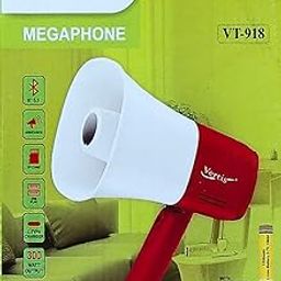 Megaphone@ 300W Loud Volume,Foldable Handle,Bluetooth, USB Play, TF Card, Dual Rechargable 1200mAh Battery, 240s Recording,C-Charger,500 mtrs Sound Distance,PA Systems-Announcing/Talk Play/Siren-image-78
