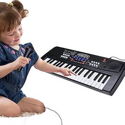 Verbier 37 Keys Piano Keyboard Toy with Microphone for Kids Multi Functional Portable Keyboards for Beginners Musical Toys Pianos for Girls and Boys Ages 3-12 Year Old Pack of 1-image-57
