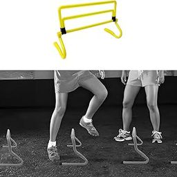 UJEAVETTE Agility Hurdle Agility Training for Indoor Outdoor Sports Obstacles Exercise Yellow-image-81