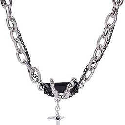 Alpha Anti Tarnish Stainless Steel Rugged Black Locket Neck Chain for Men | Stylish Pendant Necklace | Jewellery Accessories for Boys | Minimal Jewelry | Gifts for Boyfriend & Husband-image-16