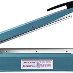 Sonic Industries 8 Inch Heat Sealing Machine Poly Bag Sealer Impulse Manual Electric Tool for Plastic Pouch Pack Kitchen Food Storage Vacuum Wrap Film Commercial Household Seal Equipment Multicolor-0