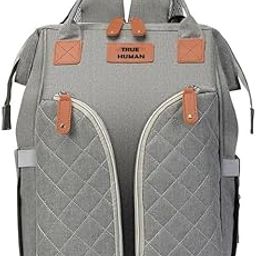 TRUE HUMAN Designer Ultra Premium Multipurpose Diaper Bag, Baby Bags, Anti Theft, Maternity Bag, Baby shower gift, Nappy Bag Mothers Bags-image-8