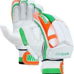 Whitedot Whiz Leather Cricket Batting Gloves, Multicolor-picture-19