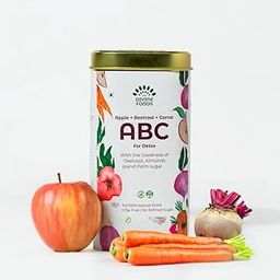 The Divine Foods ABC Latte Mix | Apple, Beetroot, Carrot | No Preservatives | No Refined Sugar | Ready-to-Mix | Added Native Indian Herbs | (250gms)-30