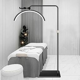 ERYRON Eyelash LED Floor Light, Tattoo Light, Pmu Lamp, Facialist Moon Lamp, Beauty Salon Floor Lamp, Black, Aluminium, Iron-image-50