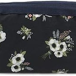 Polyester 8 Cms Toiletry Kit Women Jewelry Organizer Electronics Accessories Hard Drive Carry Case Portable Cube Purse (Blue Flower), Travel-image-20