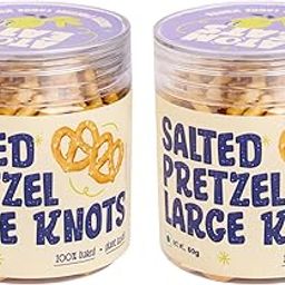 Atom Eats | Salted Large Pretzel Knots (Pack of 2) - 60g each | Savory Snacks, Crunchy Namkeen - Perfect for Snack Box, Parties, On-the-Go - Versatile Food Items - Great for Dipping, Solo Snacking-image-95