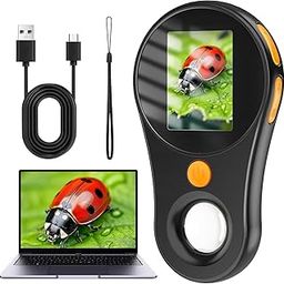 NYTRYD Microscope for Adults- 200X Mini Little Scientist -, 2-inch HD IPS 500x Magnification Digital Microscope，Kids Magnifying Glass, Applicable to Toddlers or Teenagers.-17