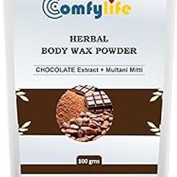 Comfylife Hair Removal Powder for Women - Wax Powder for Hair Removal - Chocolate Wax for Women With Multani Mitti - Herbal Wax Powder (100GMS) (100GMS, Chocolate)-image-47