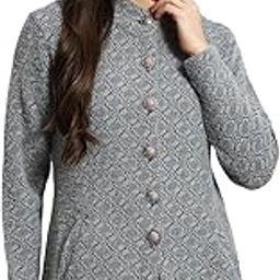 Women Woolen Cardigans Sweater for Winter Wear-image-89