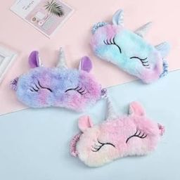 Stylie Modern Alternatives Nylon Unicorn Gel Sleeping Eye Shade Mask Cover For Insomnia, Stress Release, Deep Sleep, Meditation, Puffy Eyes And Dark Circles(Pack Of 1),Multicolour-image-84