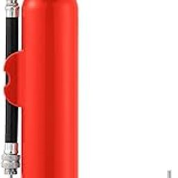 ATORSE Ball Pump with Pressure Gauge Lightweight Yoga Ball Portable Basketball Pump Red-image-46
