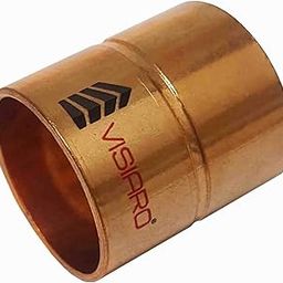 Visiaro Copper Coupling, Pipe Fittings, Inner Dia 1/4 inch, Wall Thickness 22 swg, Pack of 1-image-74