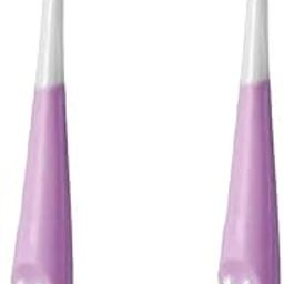 BPA Free Supersoft Bristles & Section Cup Base Tooth Brush for Kids/Babies/Toddlers Extra Soft Toothbrush Set of 2 Purple-picture-25