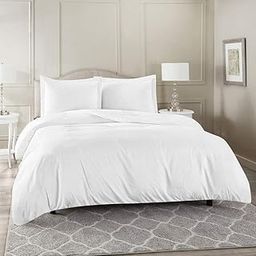 SEM B GRA - King Size rajai Cover Double Bed Cotton King Size Duvet Cover II Comforter Cover II Razai Cover II (Dohars) / Quilt Cover for Double Bed with Zipper (102x110 Inch)-White Solid-image-67