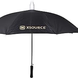 New Kargil Cup 23 Inch Straight Umbrella For Men and Women Umbrella Black Mens Umbrella Womens Umbrella UV Protection Kargil Black Straight Umbrella-37